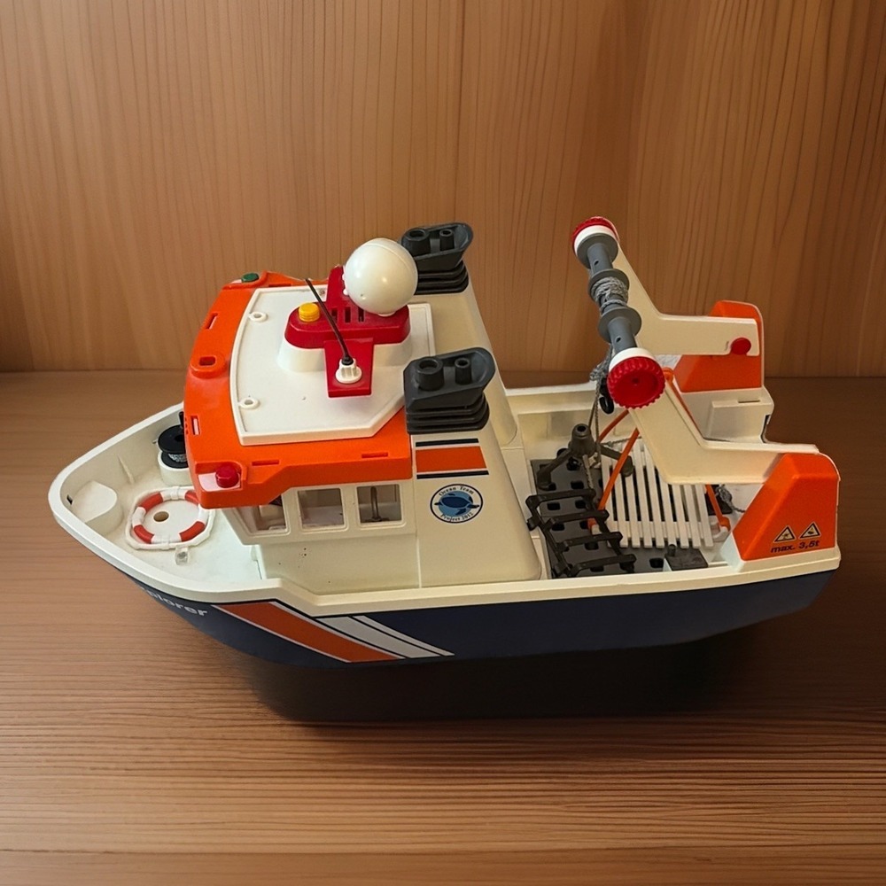 PLAYMOBIL 2008 Nautical Expedition Ship Explorer Playset Incomplete